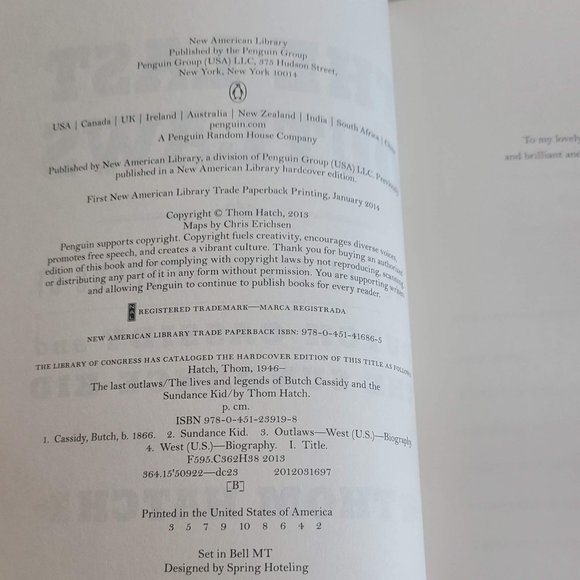 ⭐️3/$12⭐️The Last Outlaws:The Lives and Legends of Butch Cassidy & the Sundance - Picture 4 of 4